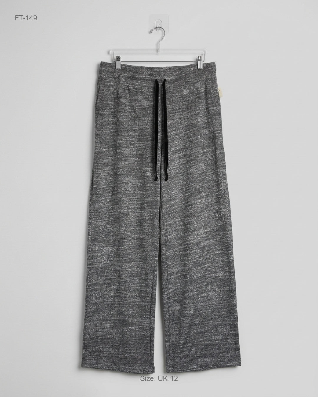 Flapper Trousers | ANKO | Preloved Branded | Grey Acralic | Premium | OTS Thrift Store Karachi Pakistan