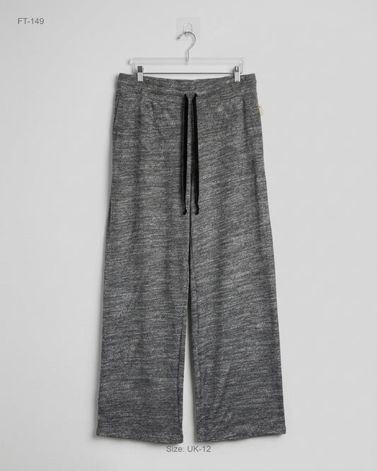 Flapper Trousers | ANKO | Preloved Branded | Grey Acralic | Premium | OTS Thrift Store Karachi Pakistan