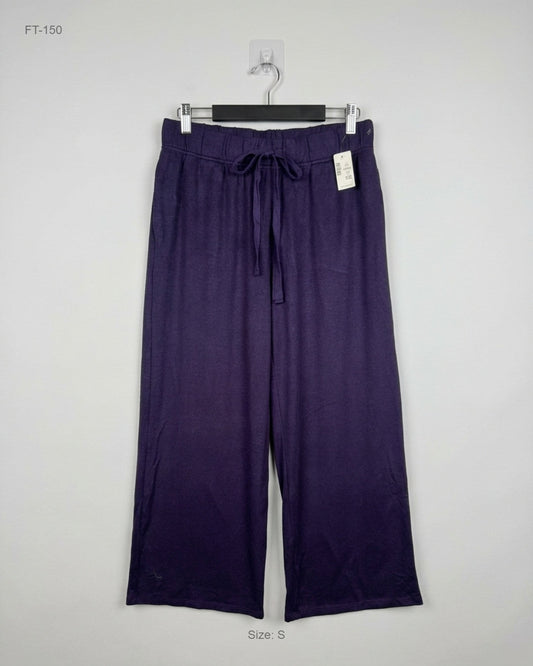 Premium Condition Flapper Trousers | Preloved Lands ends | Purpel Polyester | Thrift Shop for Women Islamabad Pakistan | OTS