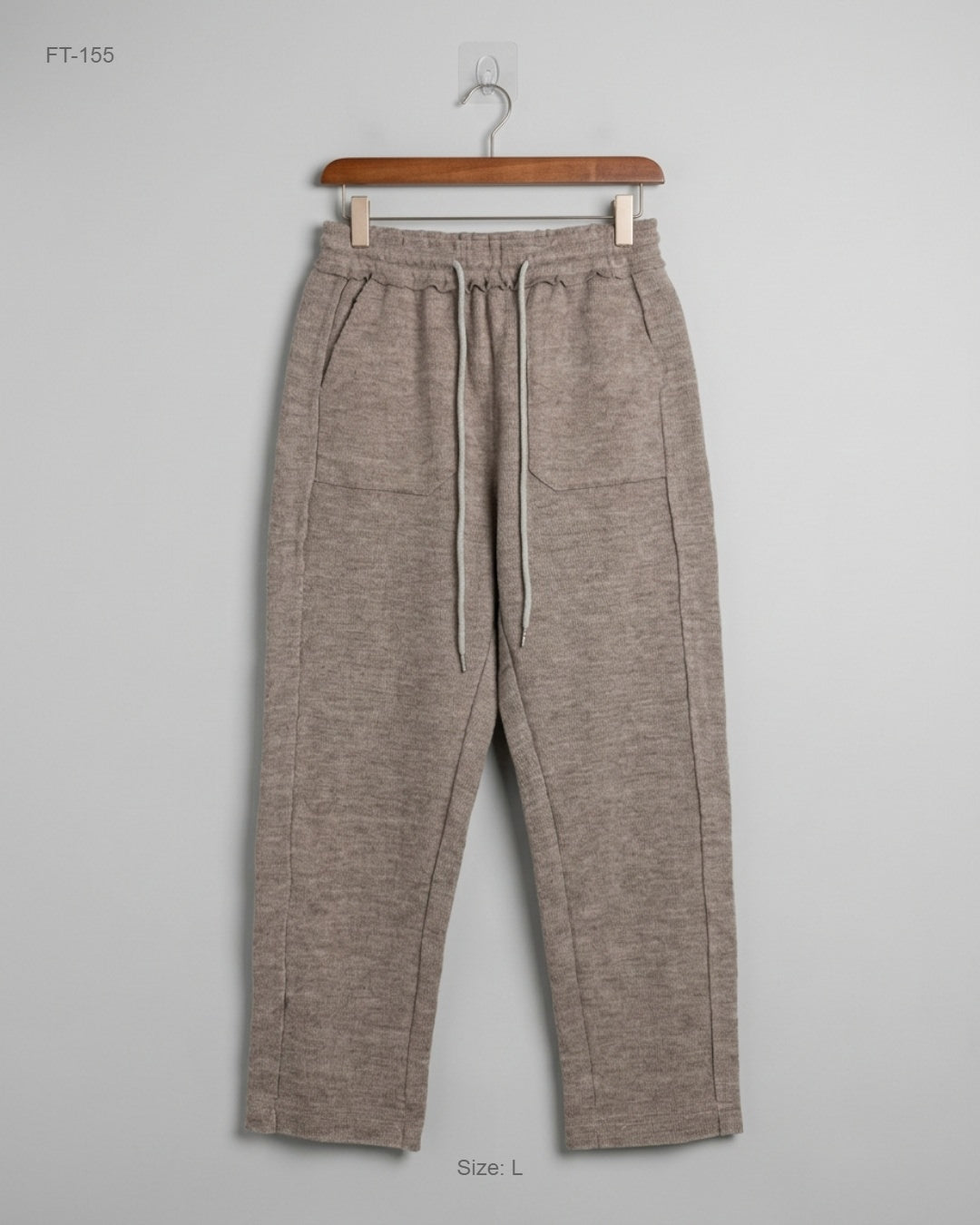 Flapper Trousers | Yansoo | Preloved Branded | Brown Polyester | Premium | OTS Thrift Store Lahore Pakistan