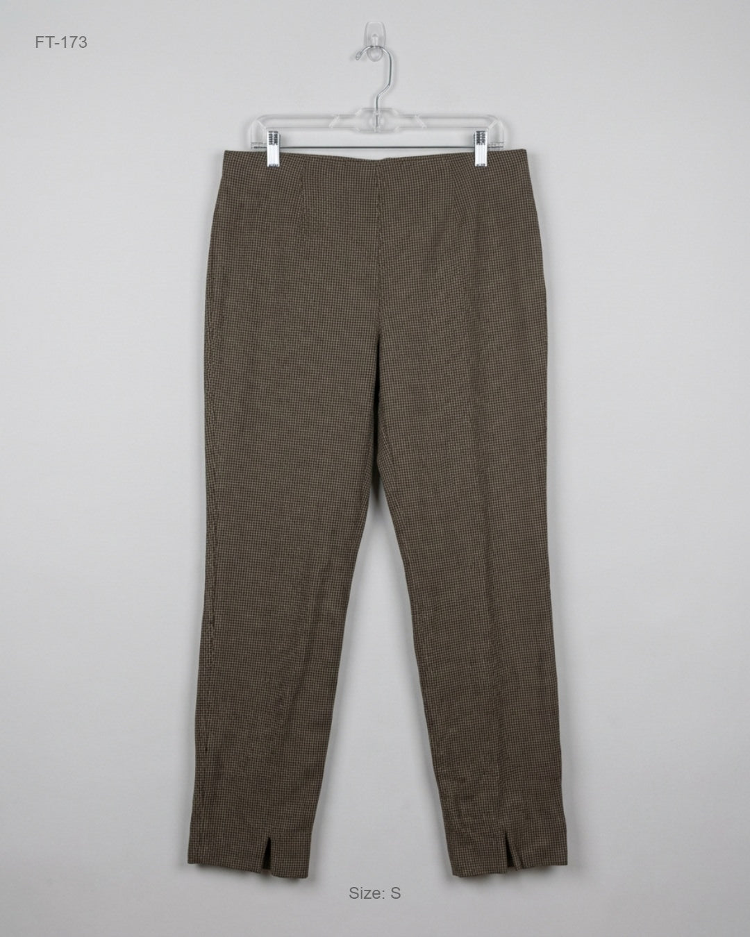 Premium Condition Flapper Trousers | Preloved ponte | Brown Polyester | Thrift Shop for Women Peshawar Pakistan | OTS