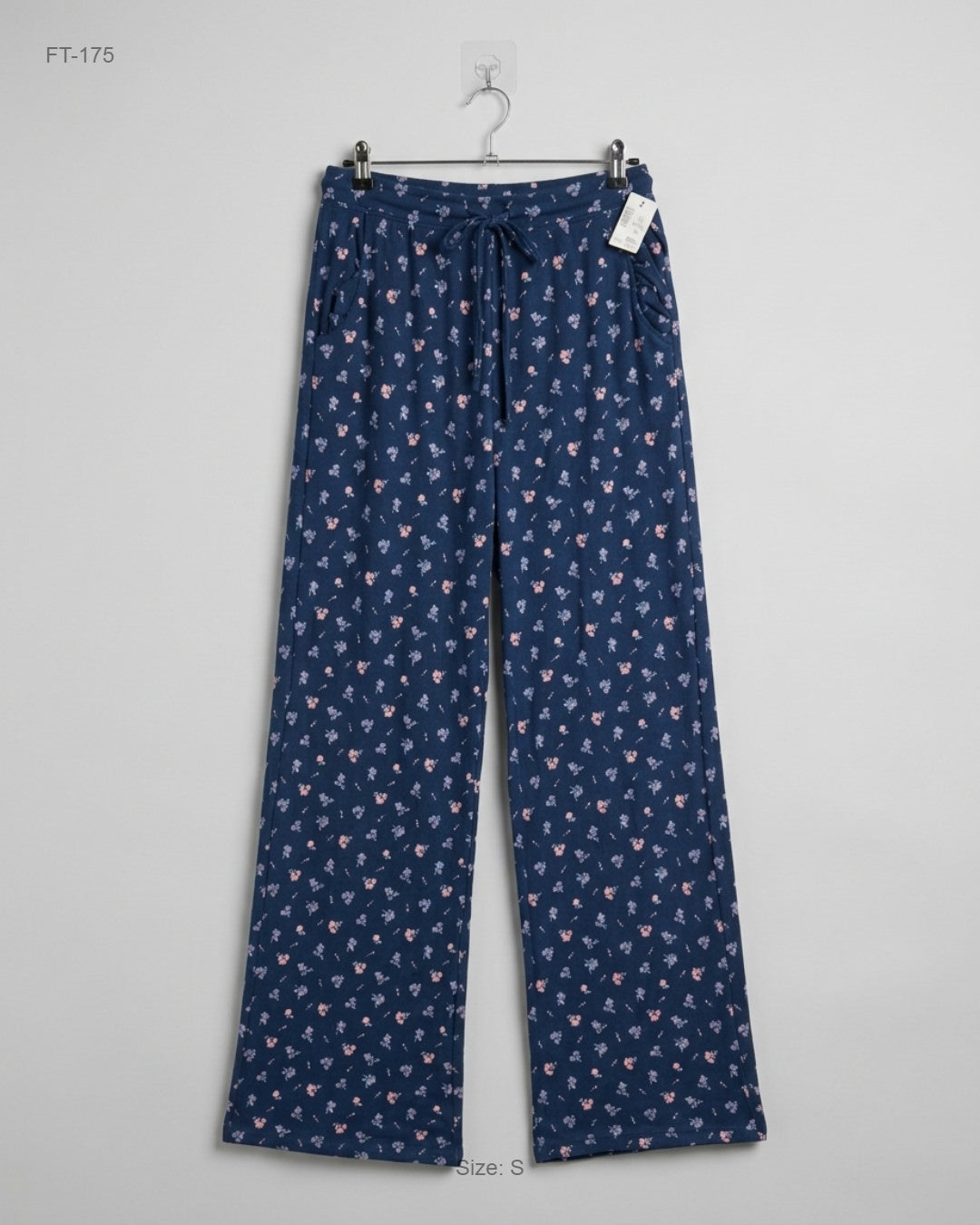 Shop Premium Flapper Trousers by Primark | Preloved Branded Clothes | Blue Polyester | Women | OTS Thrift Store Karachi Pakistan