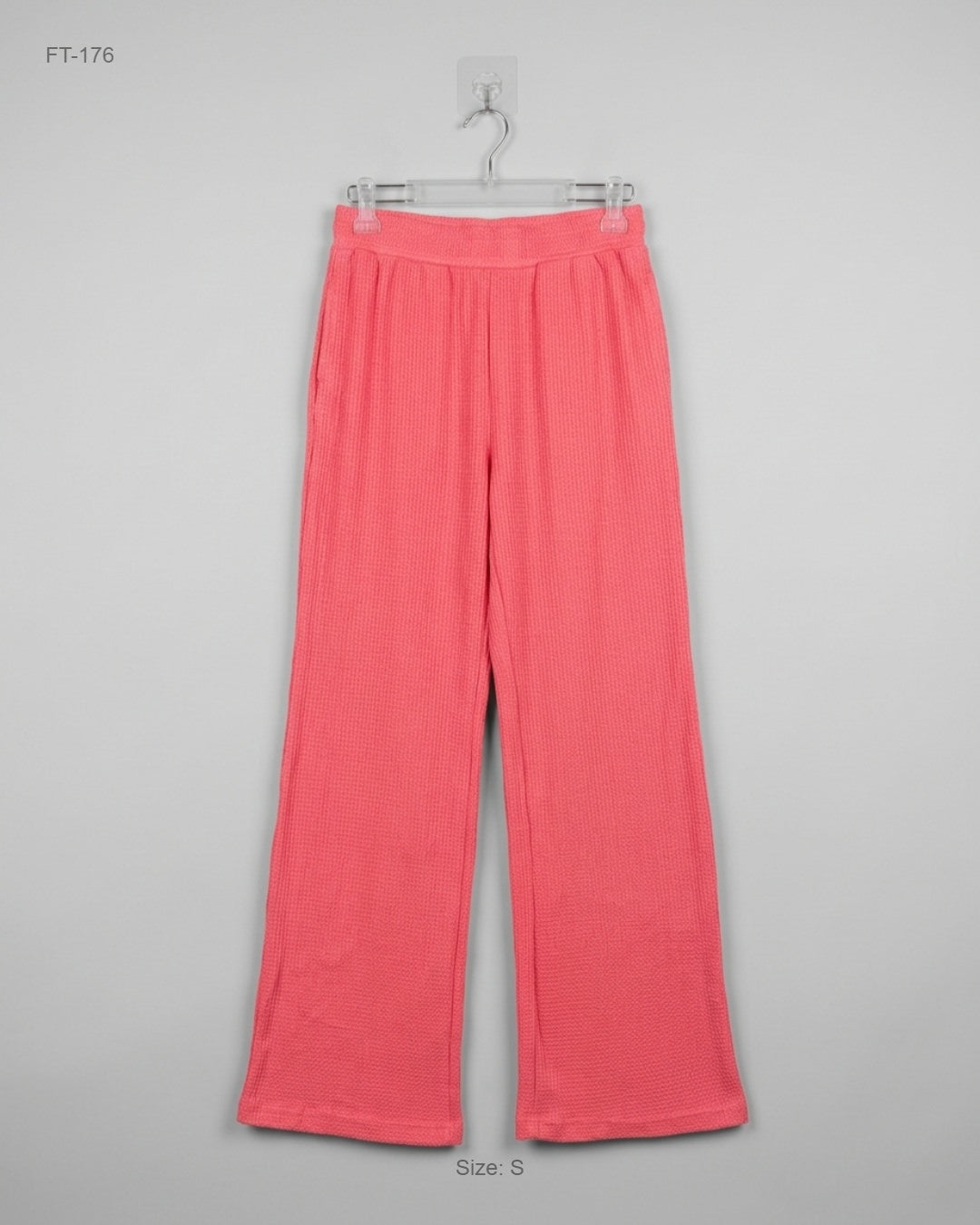 Premium Condition Flapper Trousers | Preloved BETTER-TOGETHER | PINK Polyester | Thrift Shop for Women Lahore Pakistan | OTS