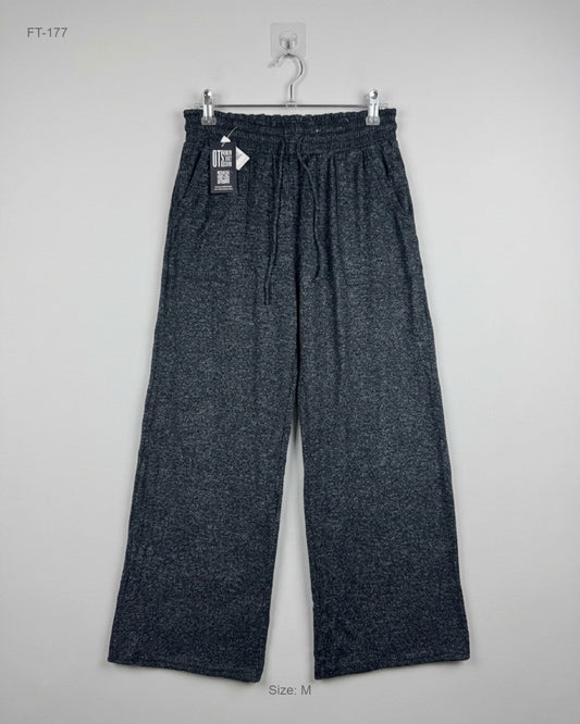 Secondhand Branded Flapper Trousers by STARS ABOVE, GREY Polyester fabric, Premium condition, for Women - Online Thrift Shop Islamabad Pakistan