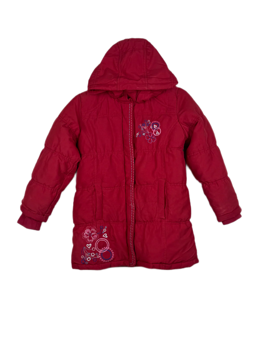 Secondhand Branded Girls Jackets by Debenhams, Maroon Polyester fabric, Premium condition, for Girls - Online Thrift Shop Lahore Pakistan