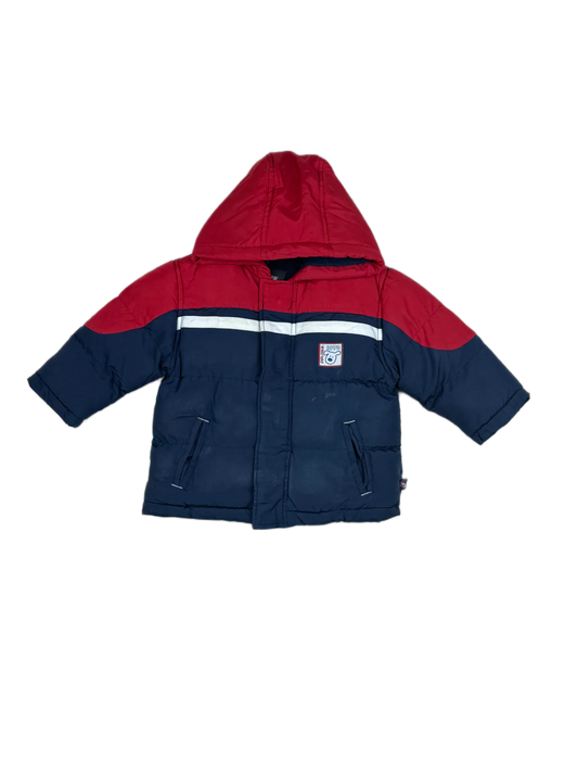 Secondhand Branded Girls Jackets by EXPLORER, Red and Blue Polyester fabric, Excellent condition, for Girls - Online Thrift Shop Islamabad Pakistan