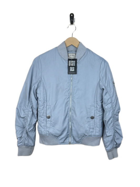 Secondhand Branded Girls Jackets by Next, SkyBlue Polyester fabric, Premium Plus condition, for Girls - Online Thrift Shop Karachi Pakistan