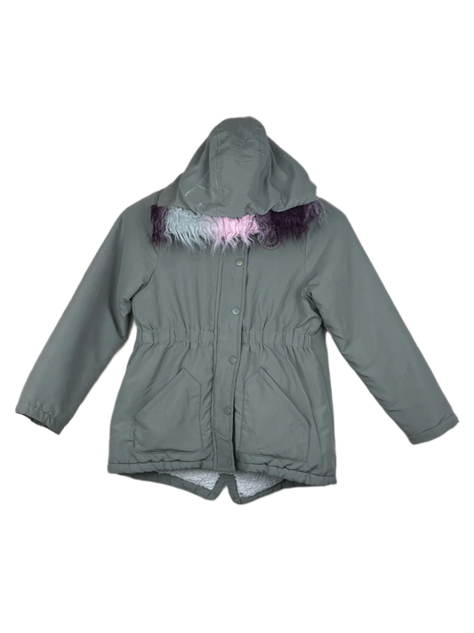 UK Imported secondhand Girls Jackets - Little Kids brand, Olive Polyester, Premium Plus condition, for Girls - Online Thrift Store Peshawar Pakistan