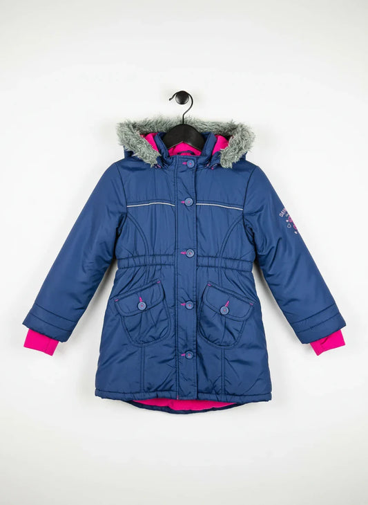 Girls Jackets | YFK | Preloved Branded | Navy Polyester | Excellent | OTS Thrift Store Lahore Pakistan