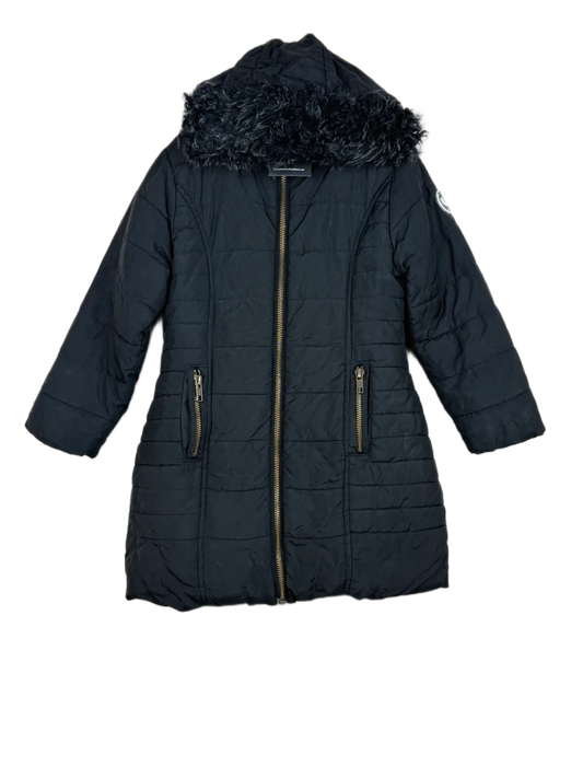 Secondhand Branded Girls Jackets by Next, Black Polyester fabric, premium condition, for Girls - Online Thrift Shop Lahore Pakistan