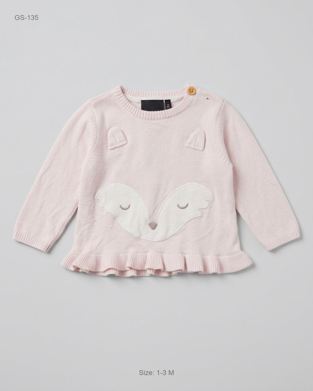 UK Imported secondhand Girls Sweaters - CUT LABEL brand, Pink Cotton, Premium condition, for Girls - Online Thrift Store Karachi Pakistan