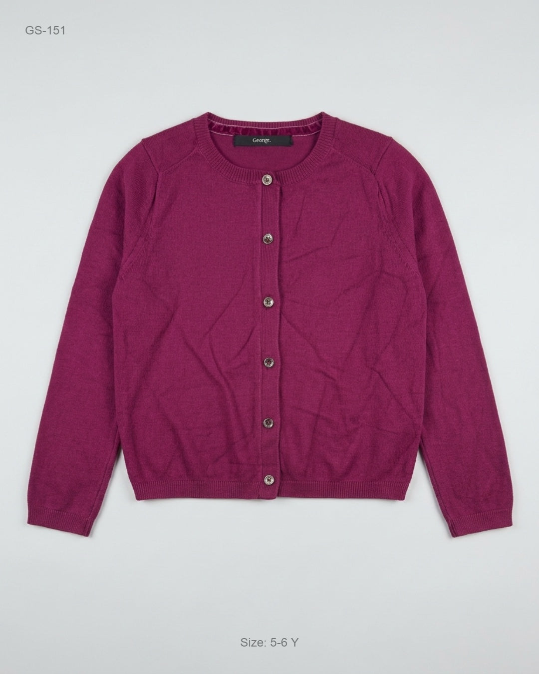 Girls Sweaters | George | Preloved Branded | Purple Cotton | Premium | OTS Thrift Store Peshawar Pakistan