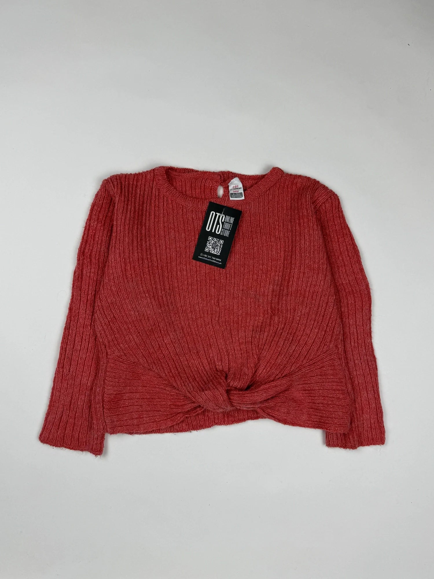 UK Imported secondhand Girls Sweaters - LC WAIKIKI brand, Pink Wool, Premium condition, for Girls - Online Thrift Store Karachi Pakistan