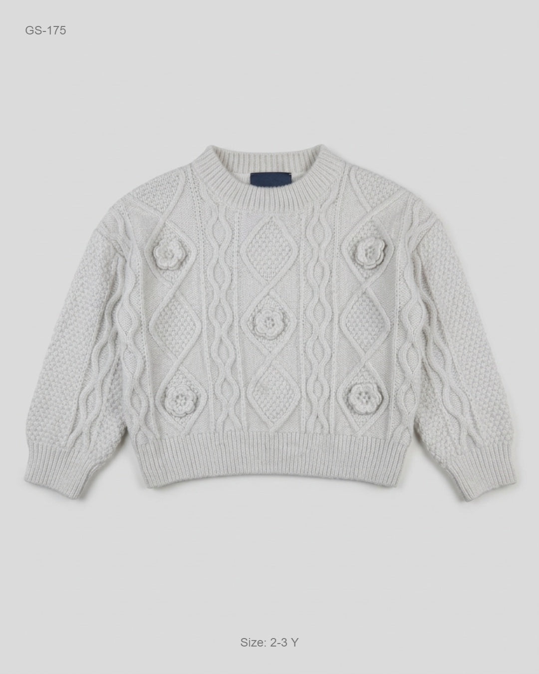 Secondhand Branded Girls Sweaters by Matalan, OffWhite Polyester fabric, Premium condition, for Girls - Online Thrift Shop Islamabad Pakistan