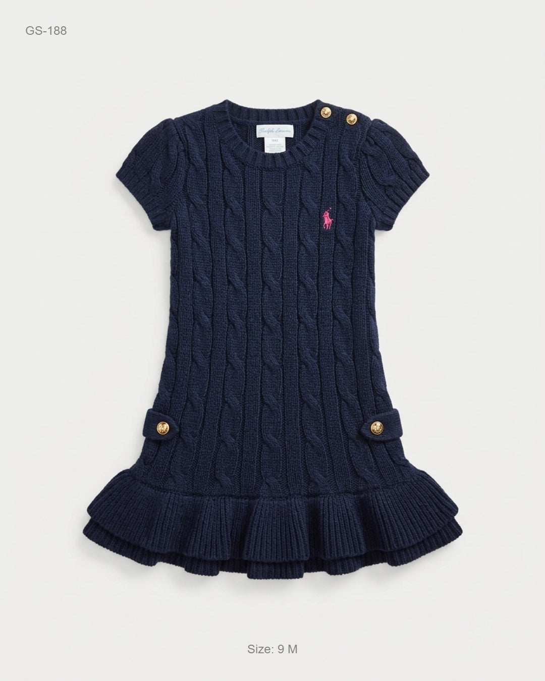 Preloved Premium Girls Sweaters by Ralph Lauren, DarkBlue Cotton for Girls - OTS Thrift Shop Karachi Pakistan