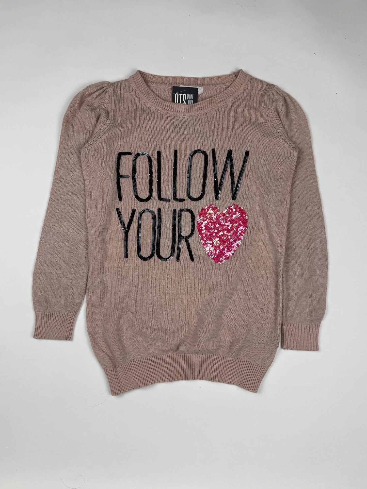 Girls Sweaters | H&M | Preloved Branded | Beige Polyester | Excellent | OTS Thrift Store Peshawar Pakistan