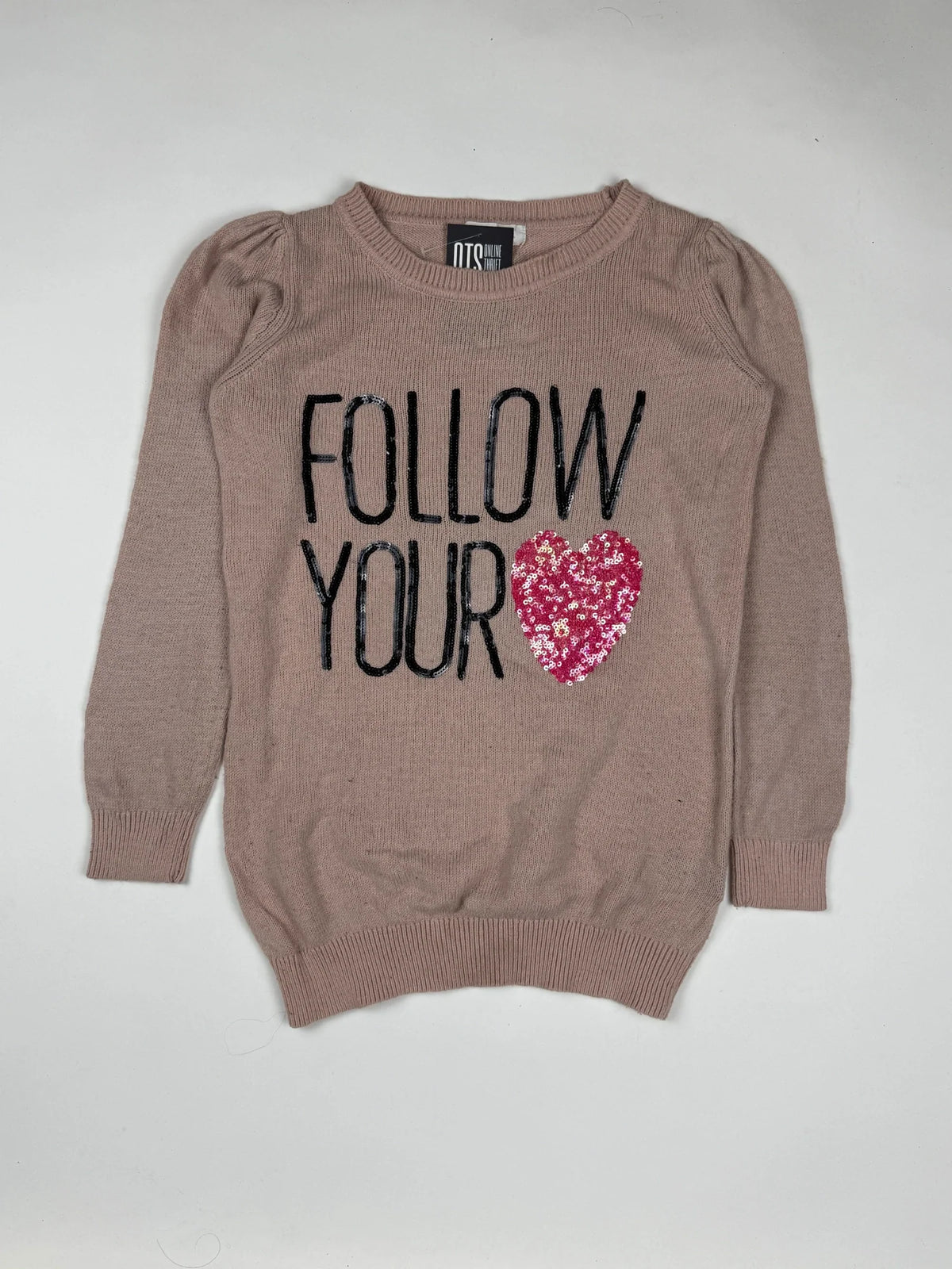 Beige Girls Sweaters by H&M (GS-19)