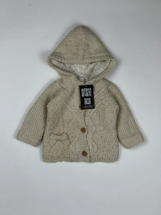 UK Imported secondhand Girls Sweaters - Zara brand, OffWhite Wool, Excellent condition, for Girls - Online Thrift Store Islamabad Pakistan