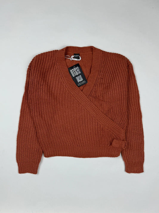 Preloved Premium Plus Girls Sweaters by Kids, Brown Acrylic for Girls - OTS Thrift Shop Peshawar Pakistan