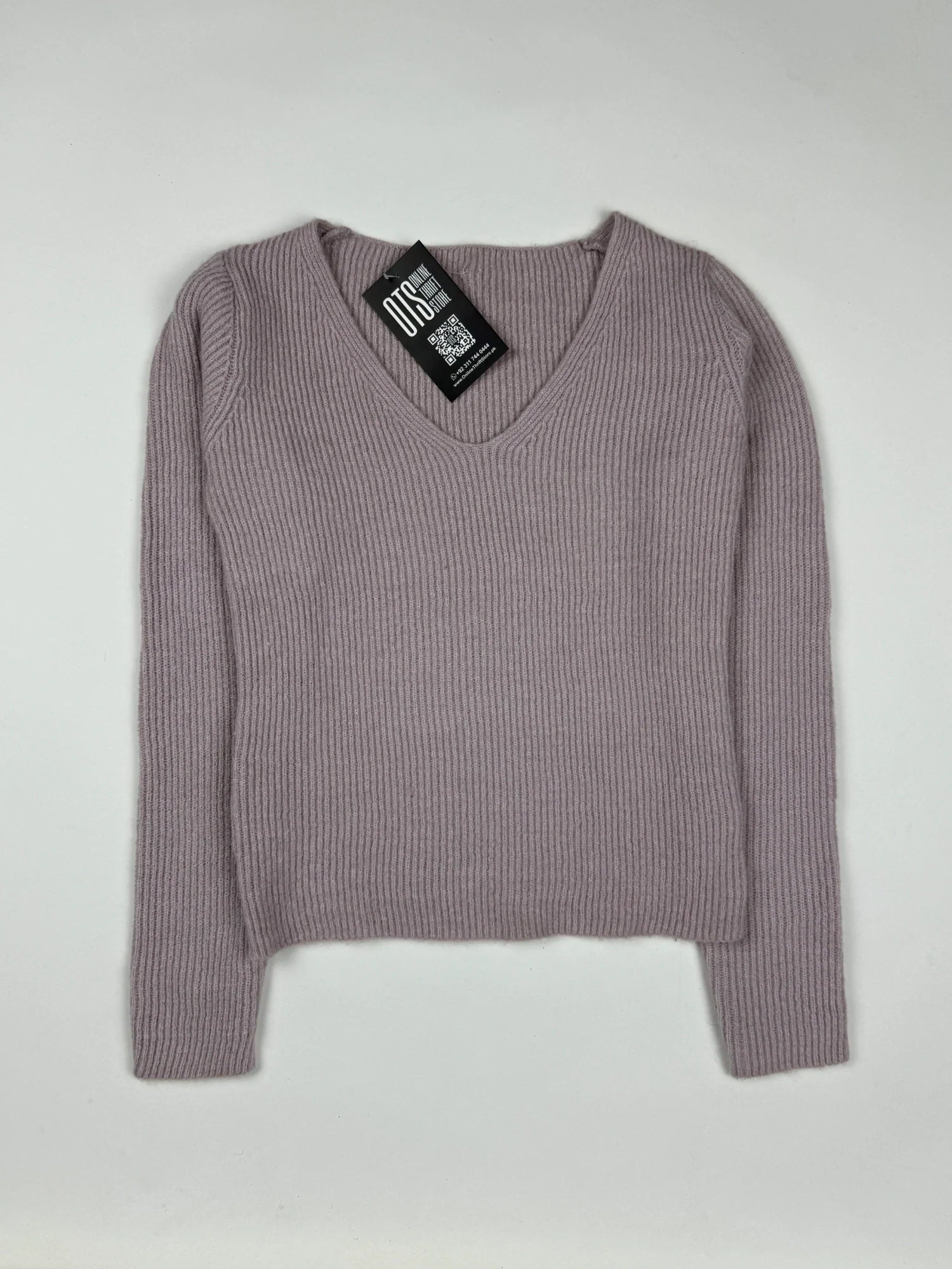 Shop Premium Girls Sweaters by Shein | Preloved Branded Clothes | Camel Acrylic | Girls | OTS Thrift Store Islamabad Pakistan