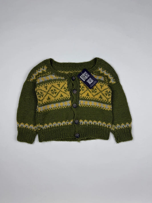 Preloved Premium Girls Sweaters by Cut label, Green Wool for Girls - OTS Thrift Shop Peshawar Pakistan