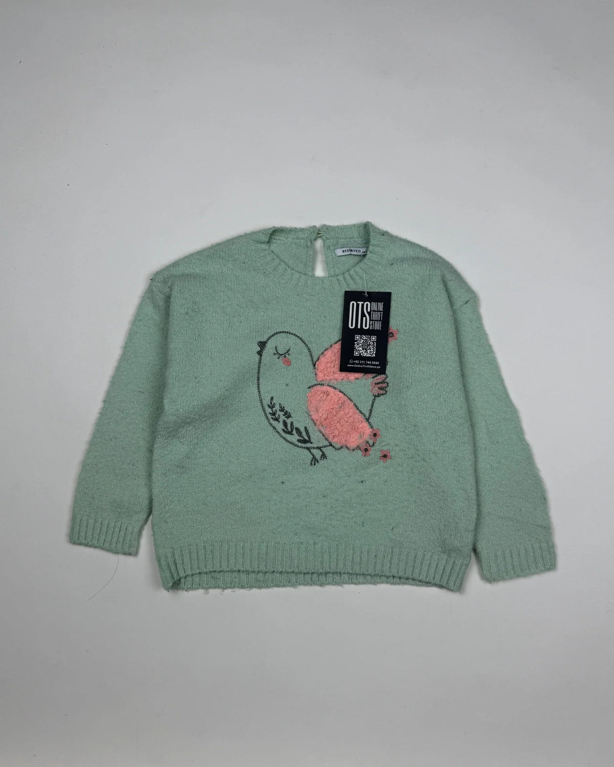 Aquamarine Girls Sweaters by reserved (GS-58)