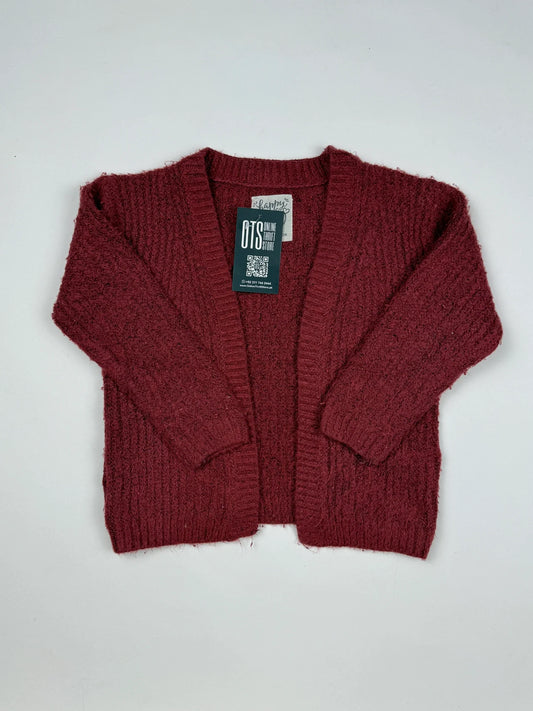 Secondhand Branded Girls Sweaters by C&A, Maroon Acrylic fabric, Excellent condition, for Girls - Online Thrift Shop Karachi Pakistan