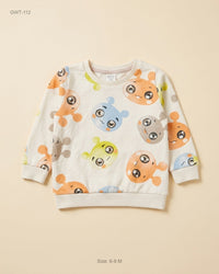 SO CUTE (GWT-112) Children's Printed Sweatshirt