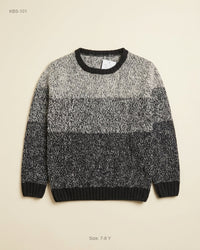 Pep & Co (KBS-101) Color-Block Knit Sweater
