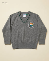 School Knit (KBS-106) V-Neck School Sweater