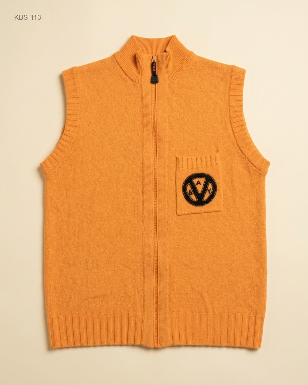 Unknown (KBS-113) Zip-Up Knit Vest
