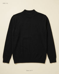 Zara (KBS-114) Mock Neck Knit Top
