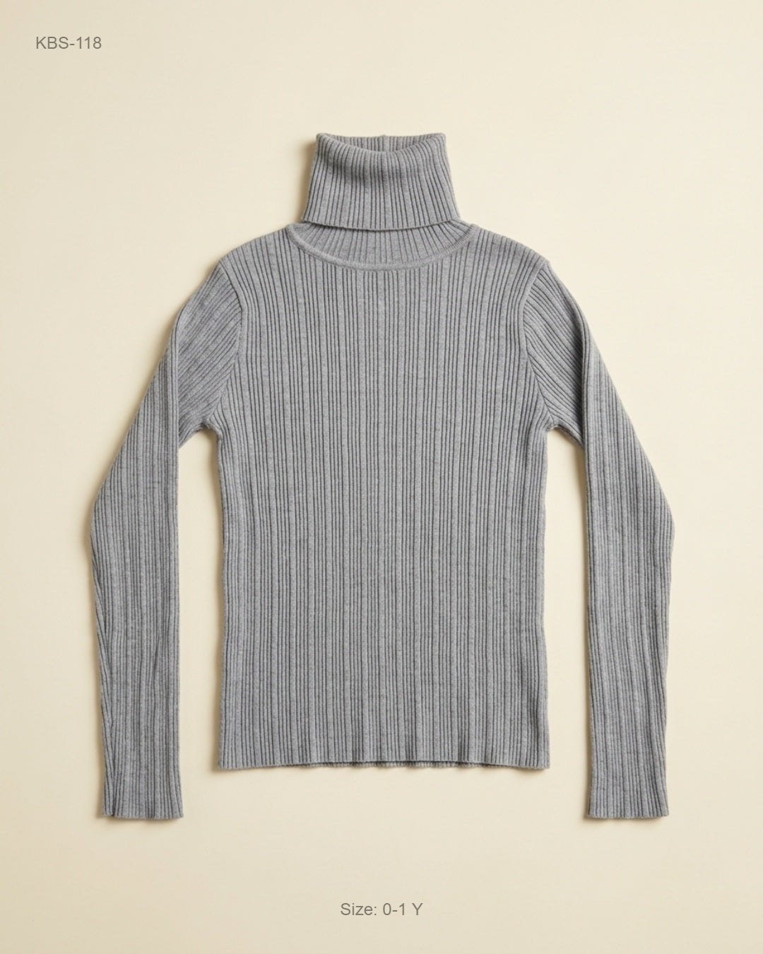 Zara (KBS-118) Ribbed Turtleneck Top