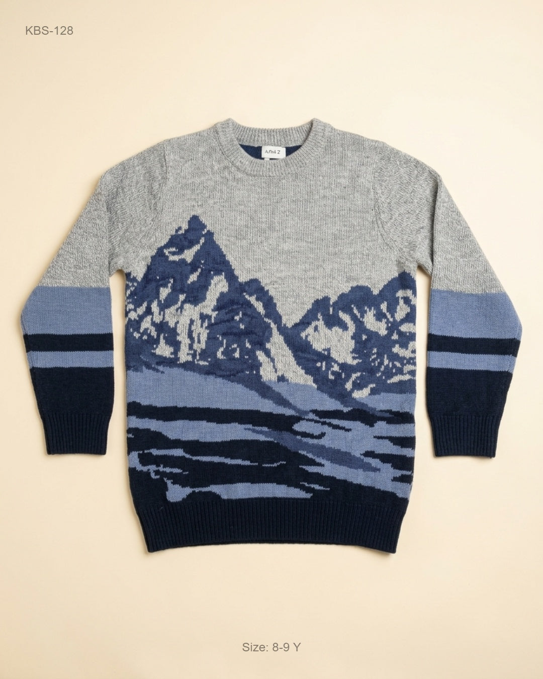 UK Imported secondhand Boys Sweaters - F&F brand, Blue Polyester, Premium condition, for Boys - Online Thrift Store Karachi Pakistan
