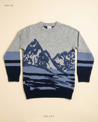 F&F (KBS-128) Graphic Knit Sweater