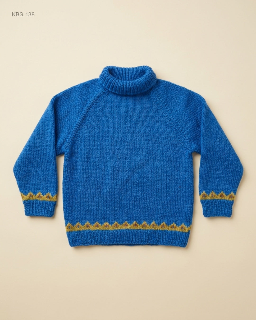 Polyester (KBS-138) Roll Neck Knitted Sweater