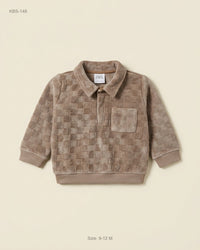 George (KBS-148) Textured Polo Sweatshirt