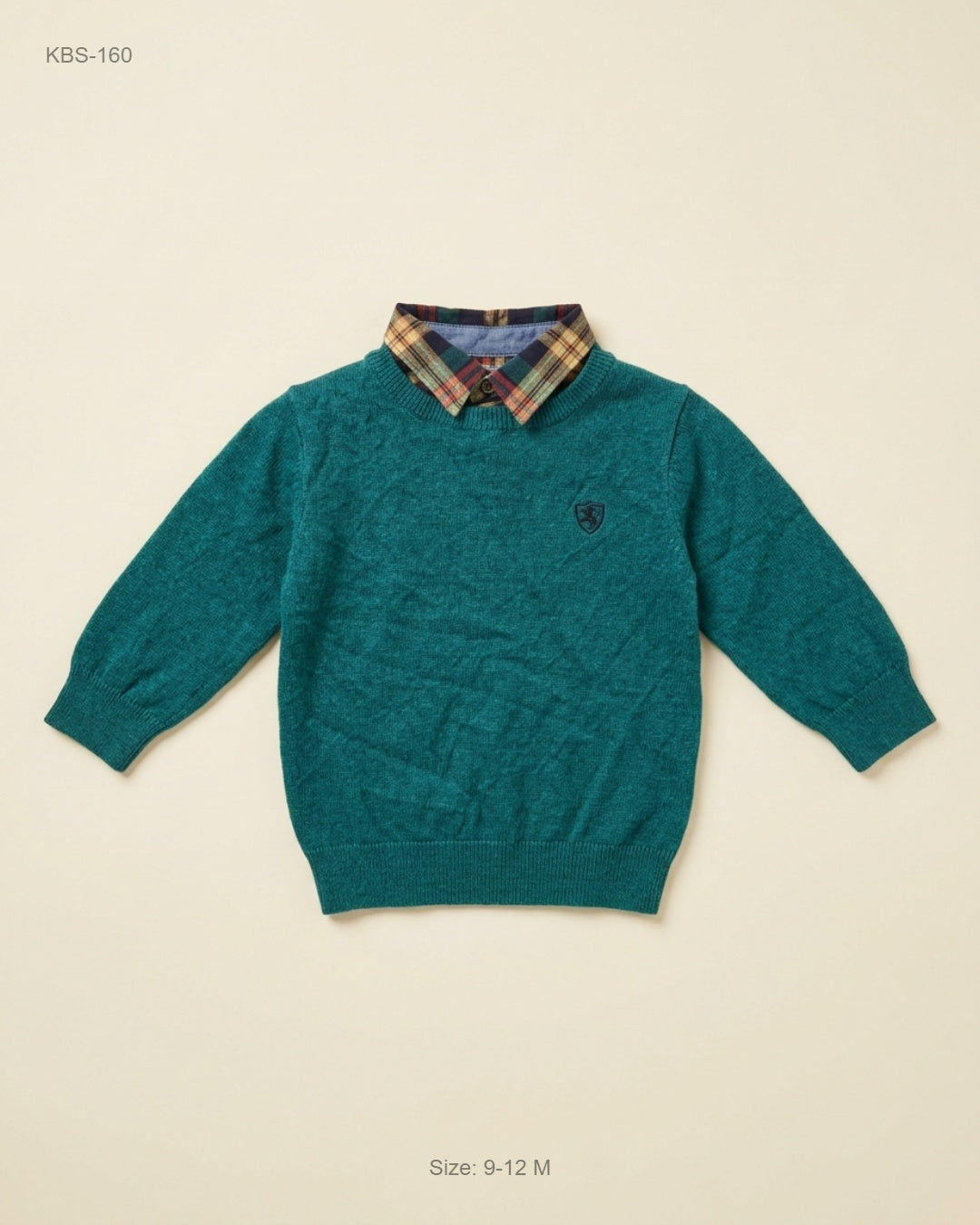 UK Imported secondhand Boys Sweaters - Next brand, Teal Cotton, Premium Plus condition, for Boys - Online Thrift Store Karachi Pakistan