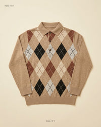Next (KBS-164) Argyle Polo Sweater
