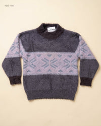 Unknown (KBS-166) Fuzzy Mock Neck Sweater