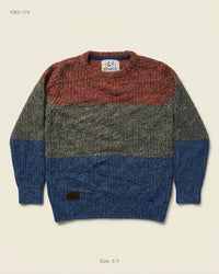 Tu Kids (KBS-176) Color-Block Knit Sweater