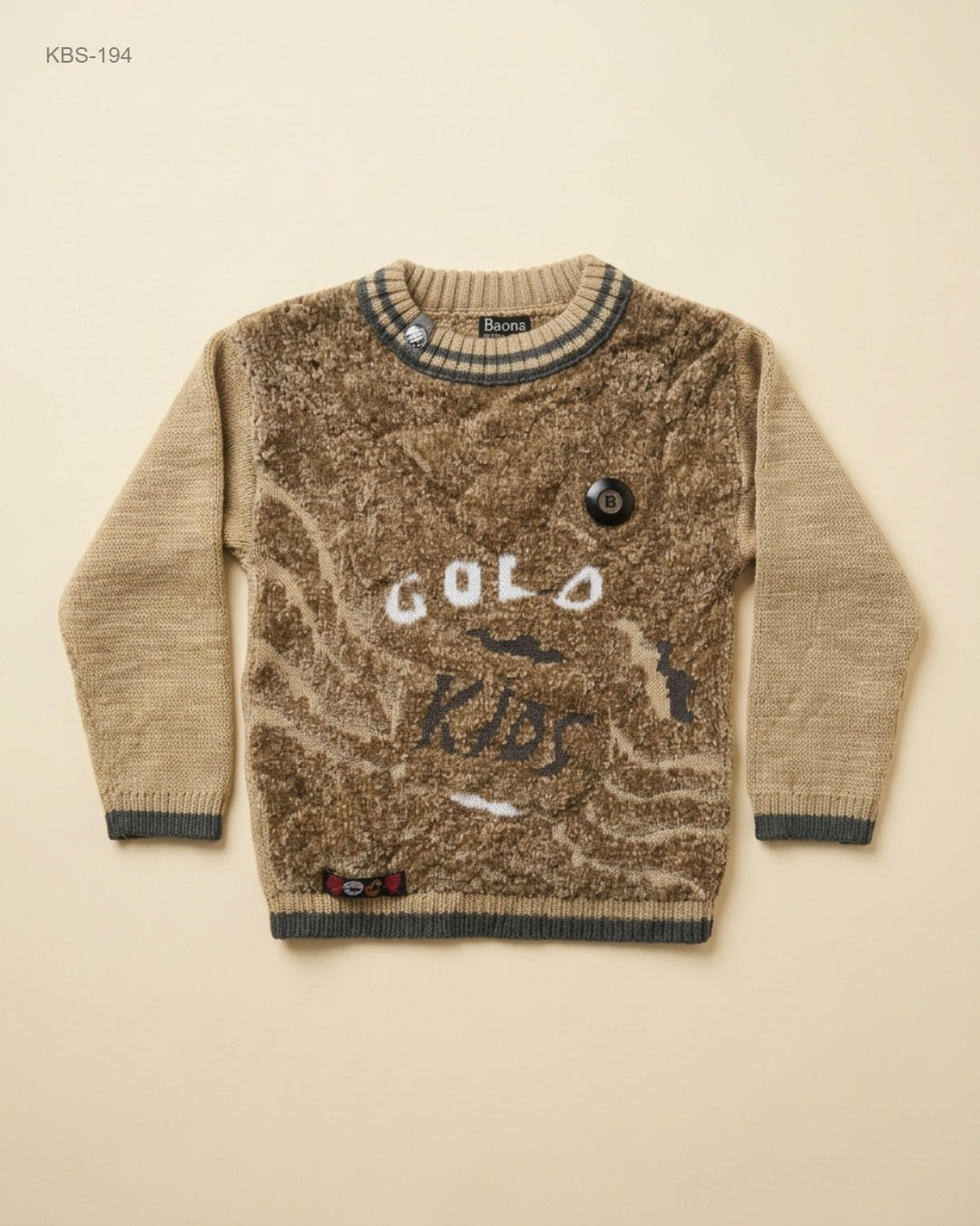 Shop Premium Boys Sweaters by Unknown | Preloved Branded Clothes | Brown Cotton | Boys | OTS Thrift Store Islamabad Pakistan