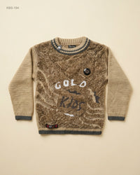 Unknown (KBS-194) Kids' Textured Knit Pullover