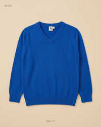 Tu Kids (KBS-221) V-Neck Knit Sweater