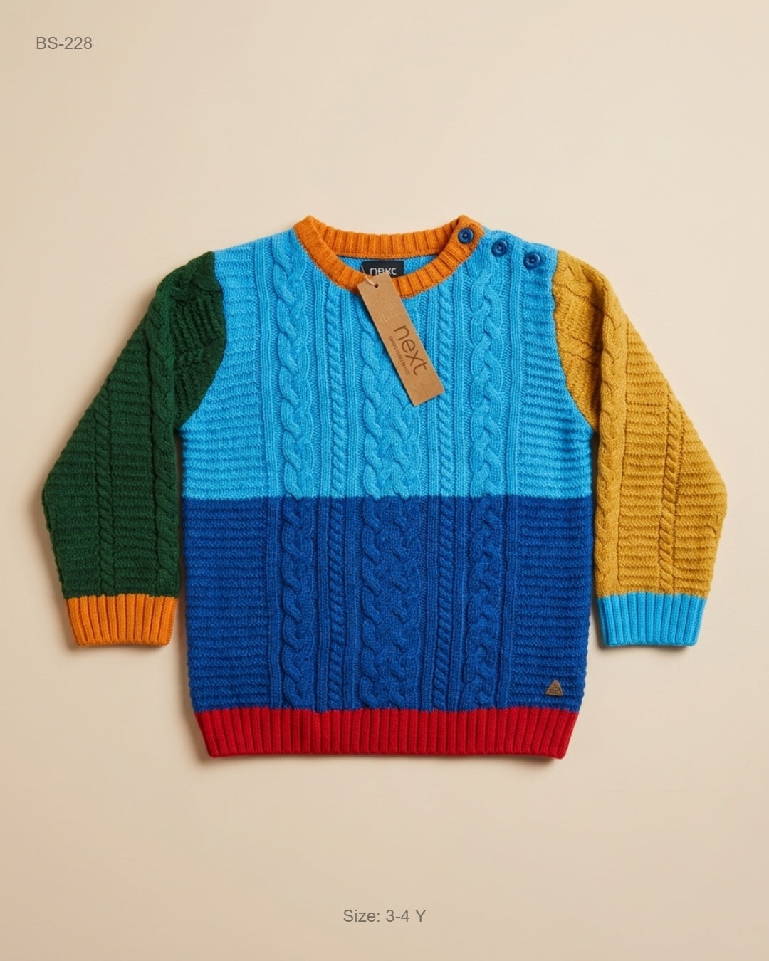 Boys Sweaters | Next | Preloved Branded | Sky Blue Cotton | Premium Plus | OTS Thrift Store Lahore Pakistan