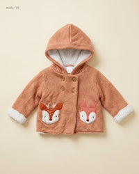 Unknown (KGS-178) Baby Knit Hooded Cardigan