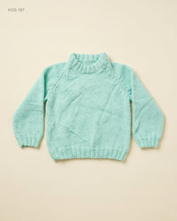 Unknown (KGS-187) Knit Mock-Neck Sweater