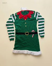 George (KGS-211) Christmas Elf Motif Knitted Dress
