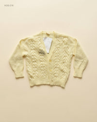 Nicole (KGS-218) Pointelle Knit Baby Cardigan