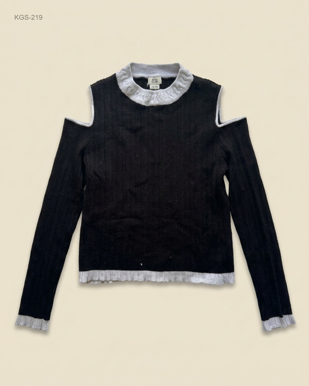 Girls Sweaters | River Island | Preloved Branded | Black Acrylic | Premium | OTS Thrift Store Karachi Pakistan